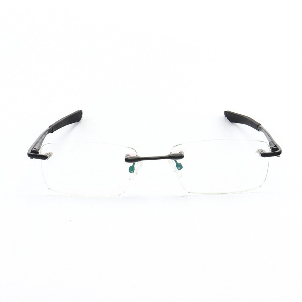 Armação de Óculos Flutuante Sem Aro Wingfold Preto